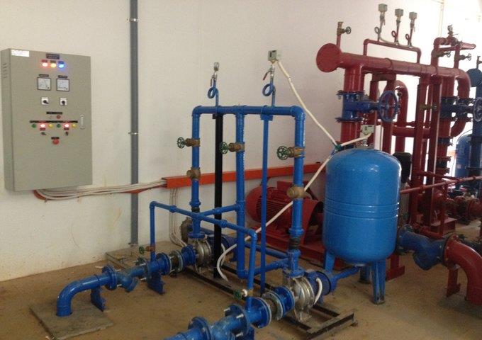 Design, installation of equipment for water treatment system Terracotta Resort & Spa.
